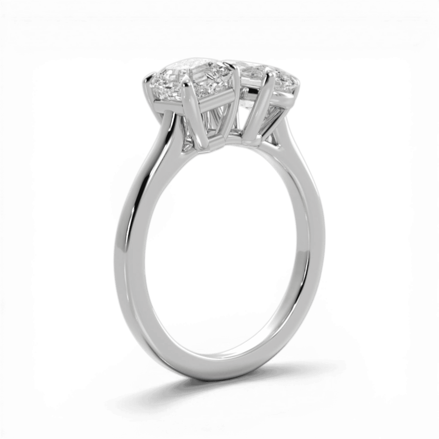 14kt white gold/18kt white gold/front