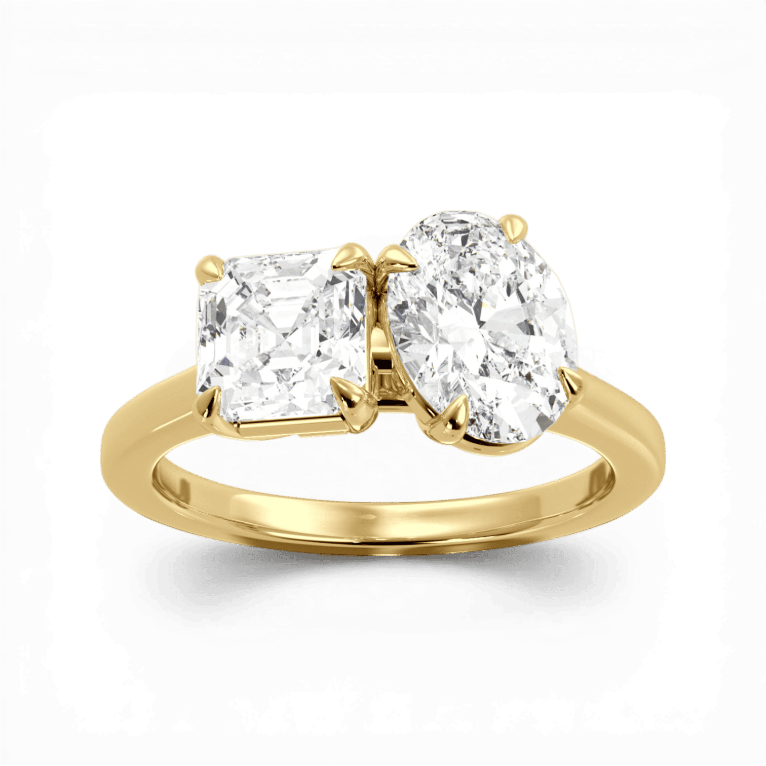 14kt yellow gold/18kt yellow gold/side