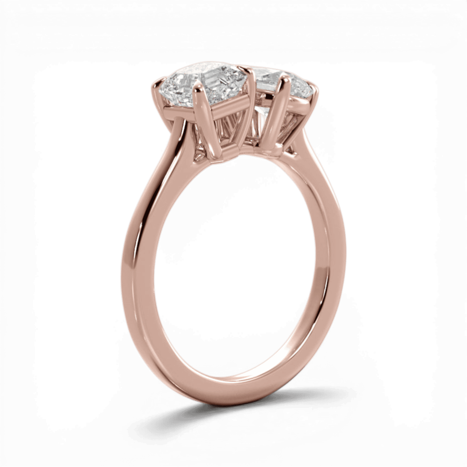 18kt rose gold/front