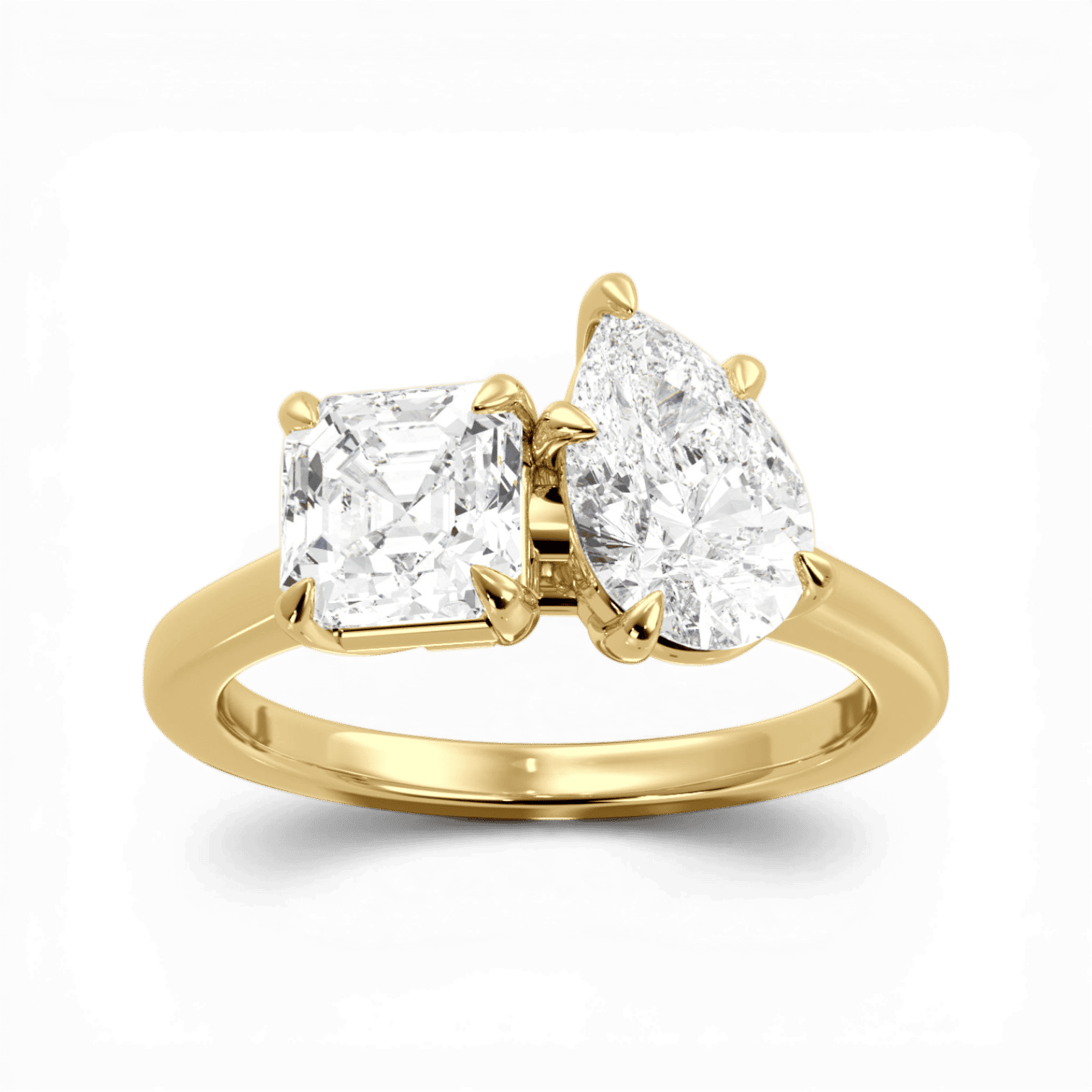 14kt yellow gold/18kt yellow gold/side