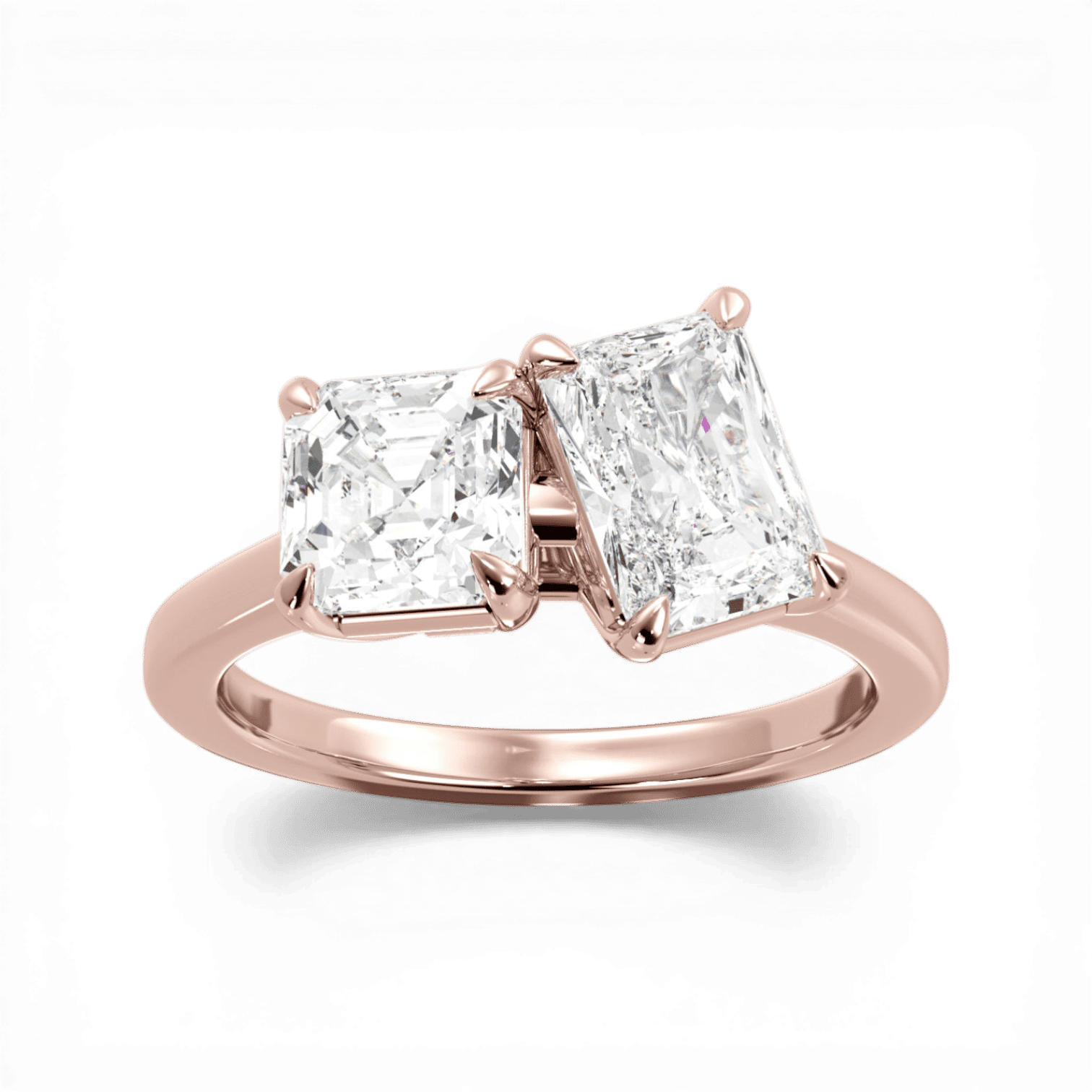 18kt rose gold/side