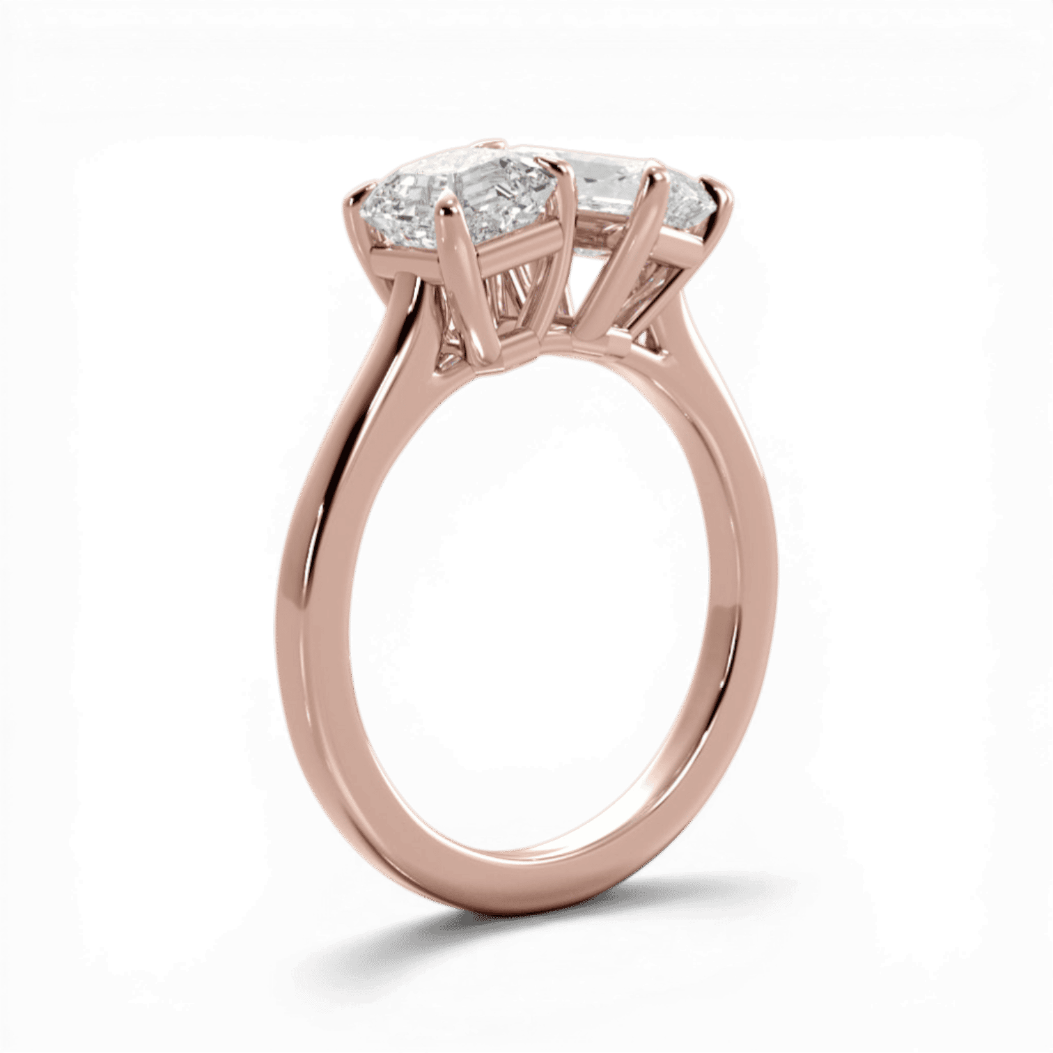 18kt rose gold/front