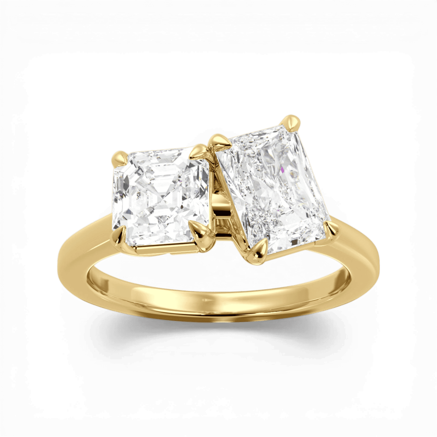 14kt yellow gold/18kt yellow gold/side