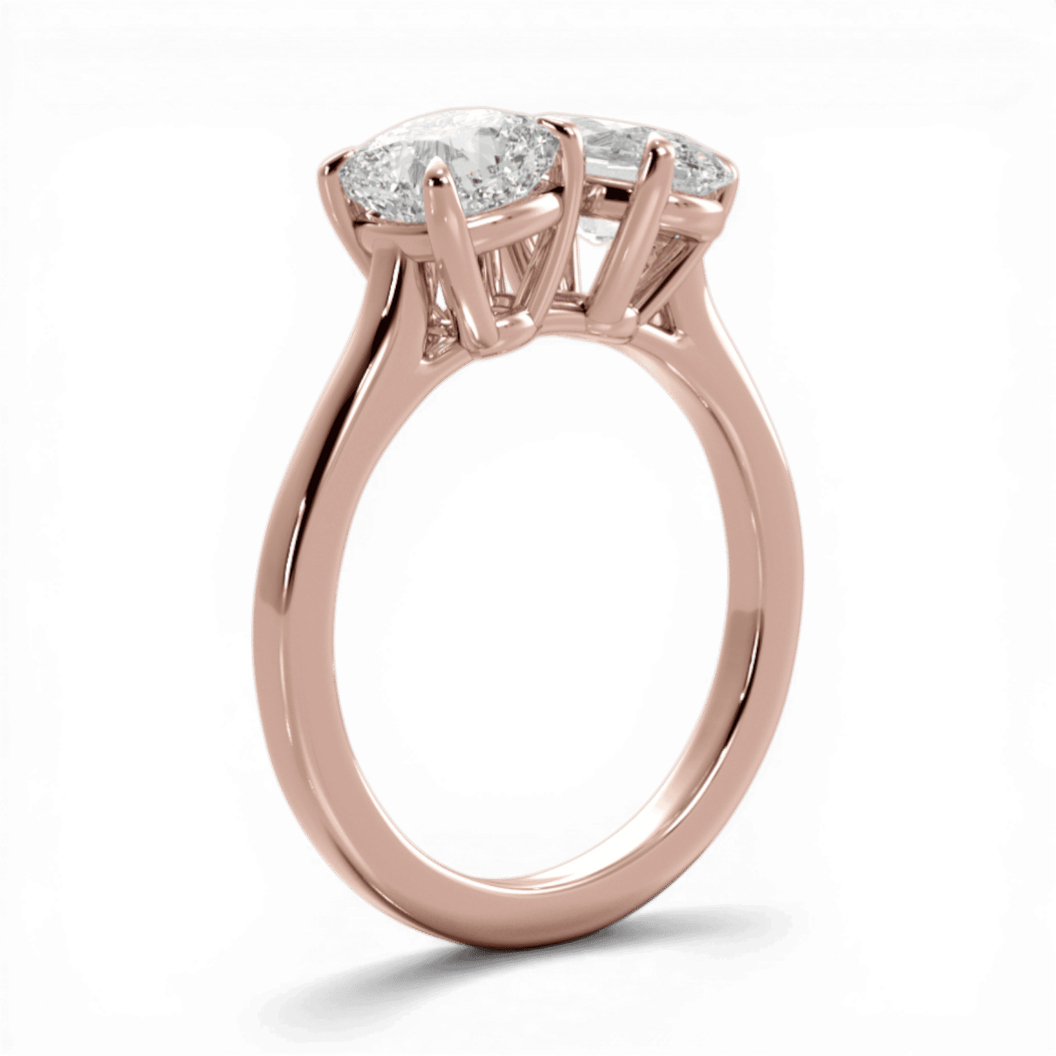 18kt rose gold/front