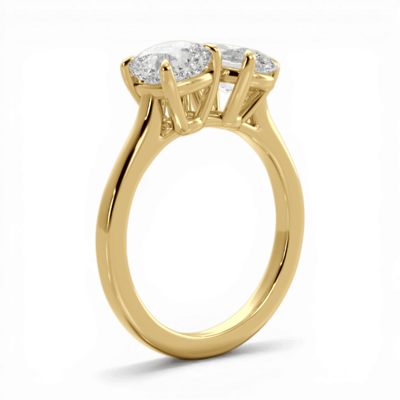 14kt yellow gold/18kt yellow gold/front