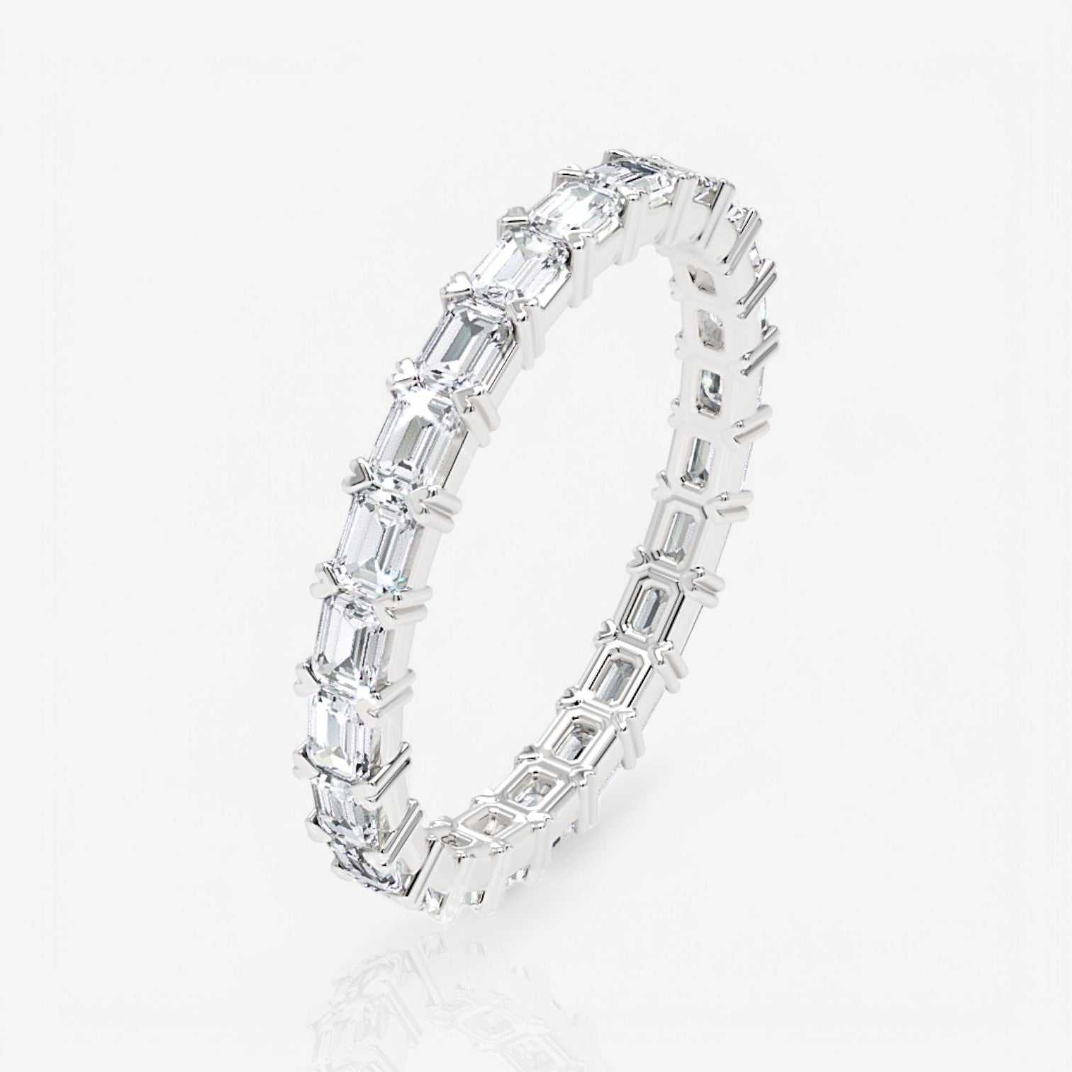 14kt white gold/18kt white gold/platinum/1.00/3/3.5/4/4.5/5/5.5/6/6.5/7/7.5/8/8.5/9/front