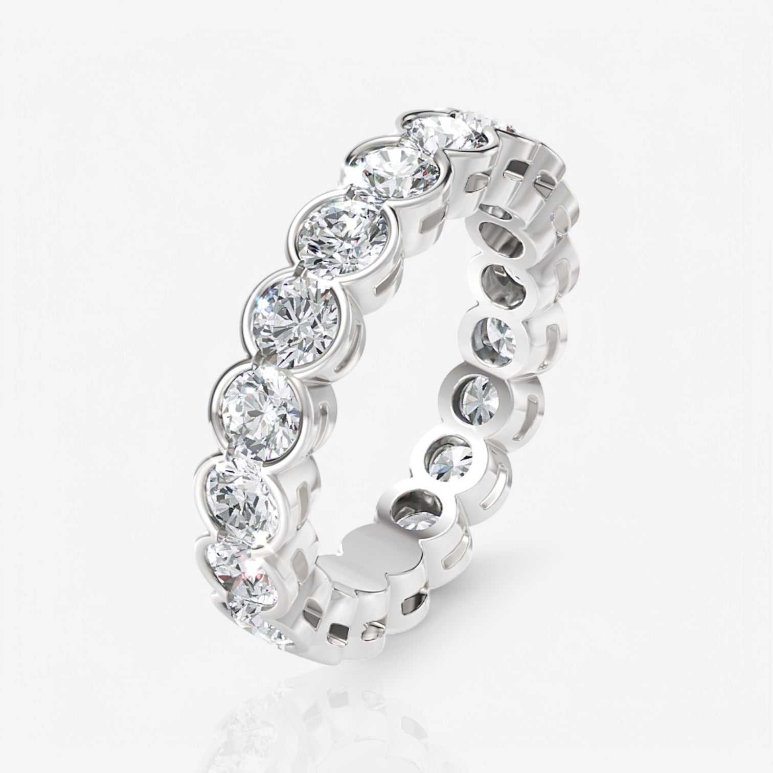 14kt white gold/18kt white gold/platinum/3.00/3/3.5/4/4.5/5/5.5/6/6.5/7/7.5/8/8.5/9/front