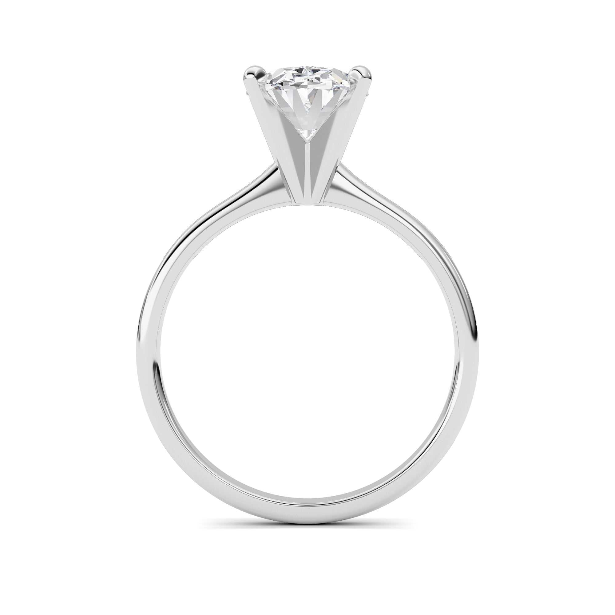 14kt white gold/1.00/front