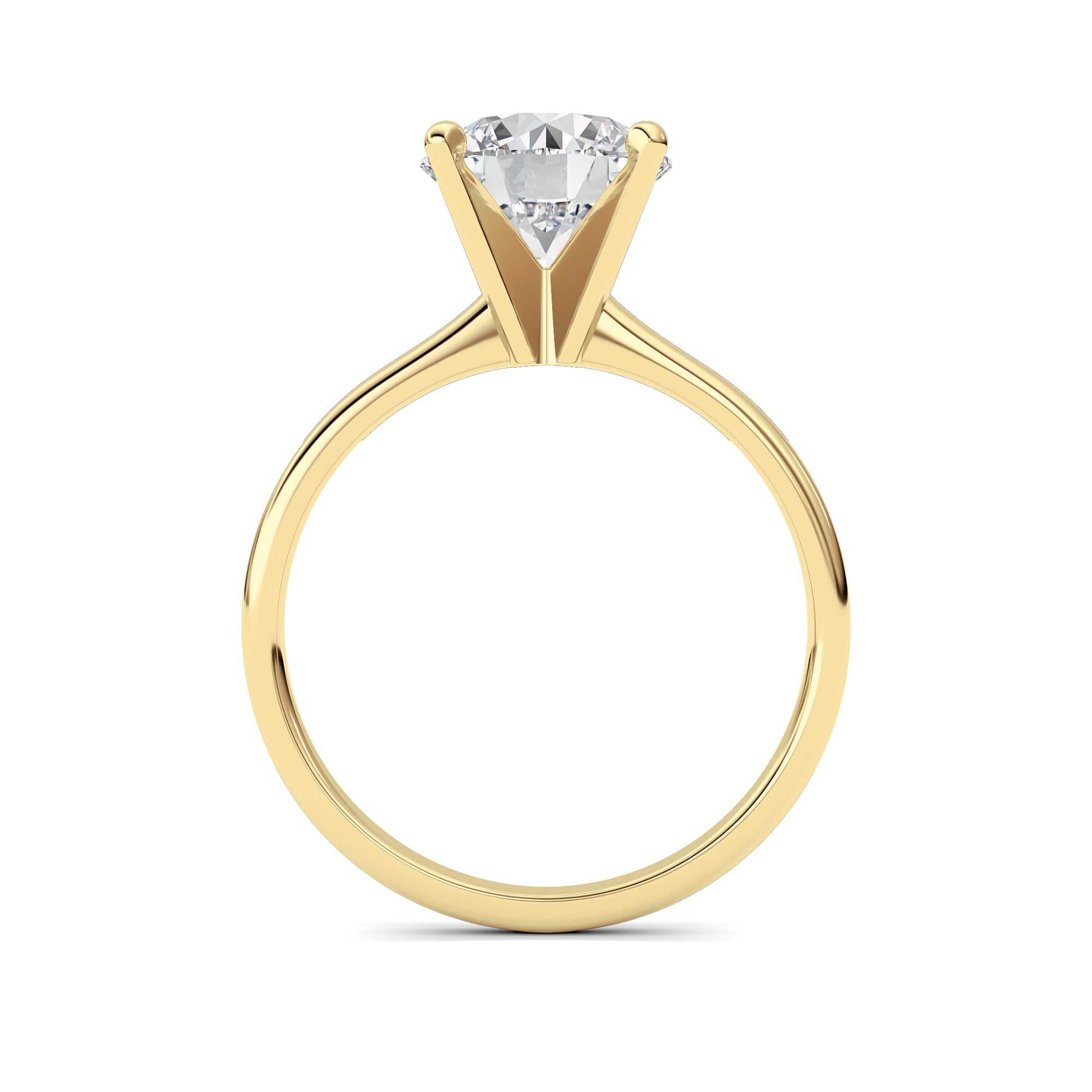 14kt yellow gold/1.00/side