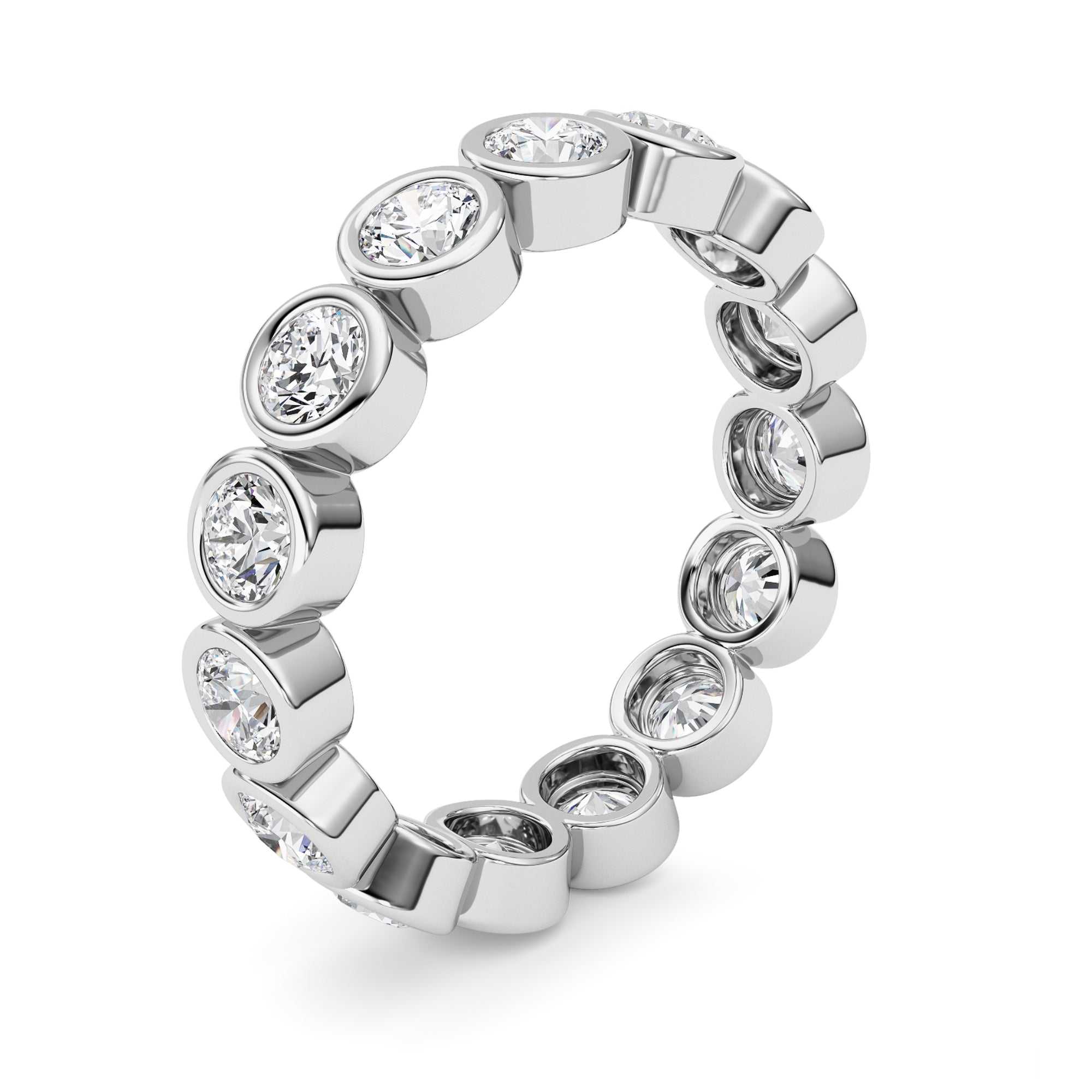 14kt white gold/1.50/5/6/7/8/9/side