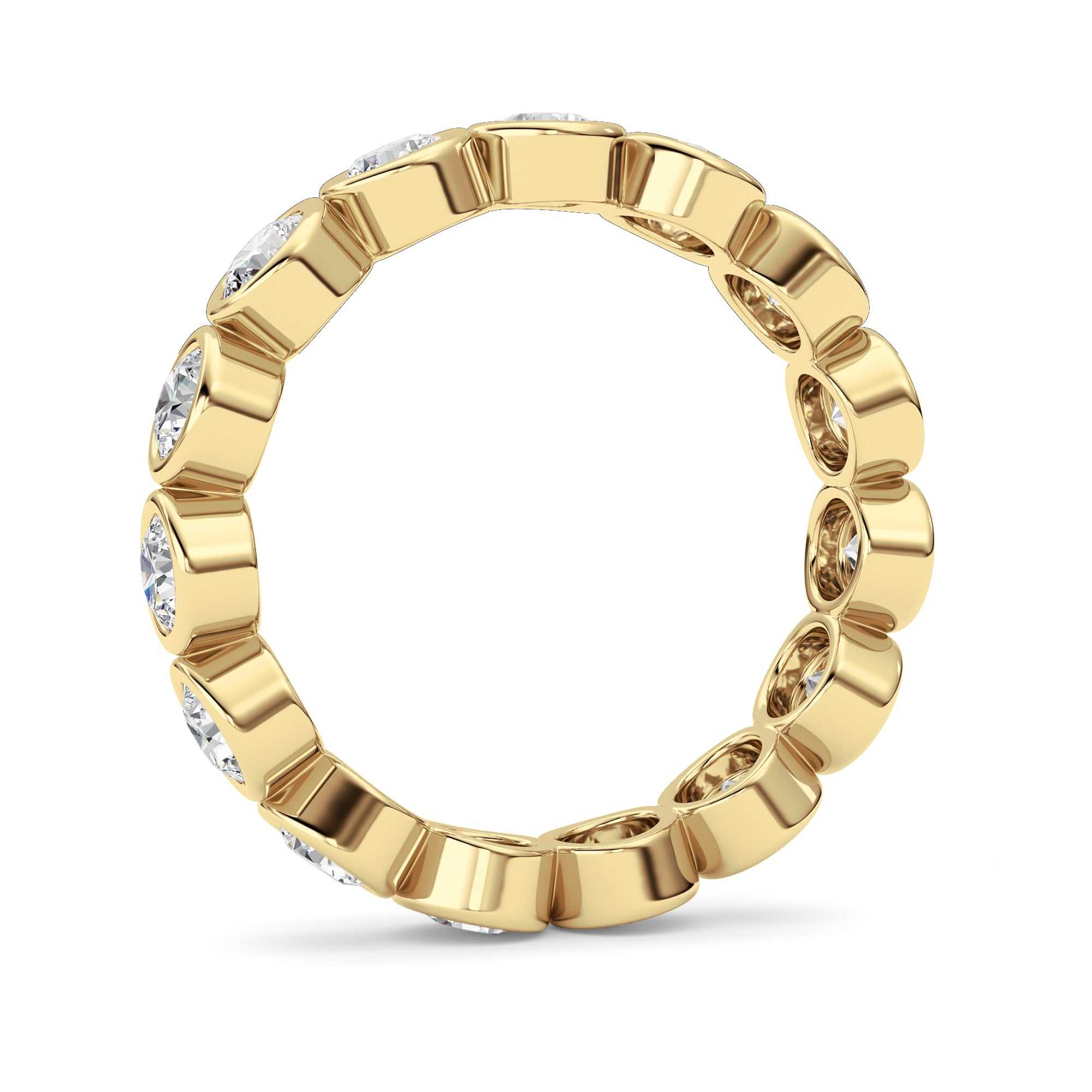 14kt yellow gold/1.50/5/6/7/8/9/front