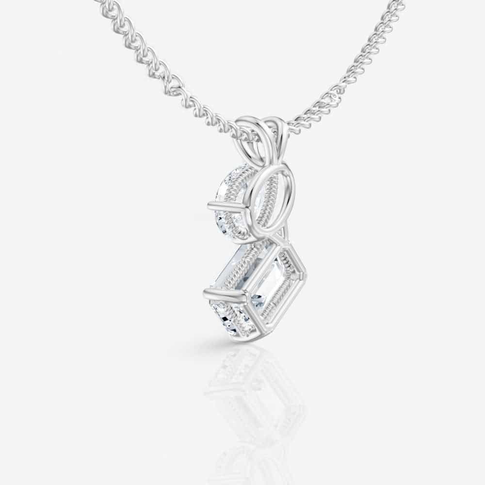 14kt white gold/18kt white gold/platinum/2.00/side