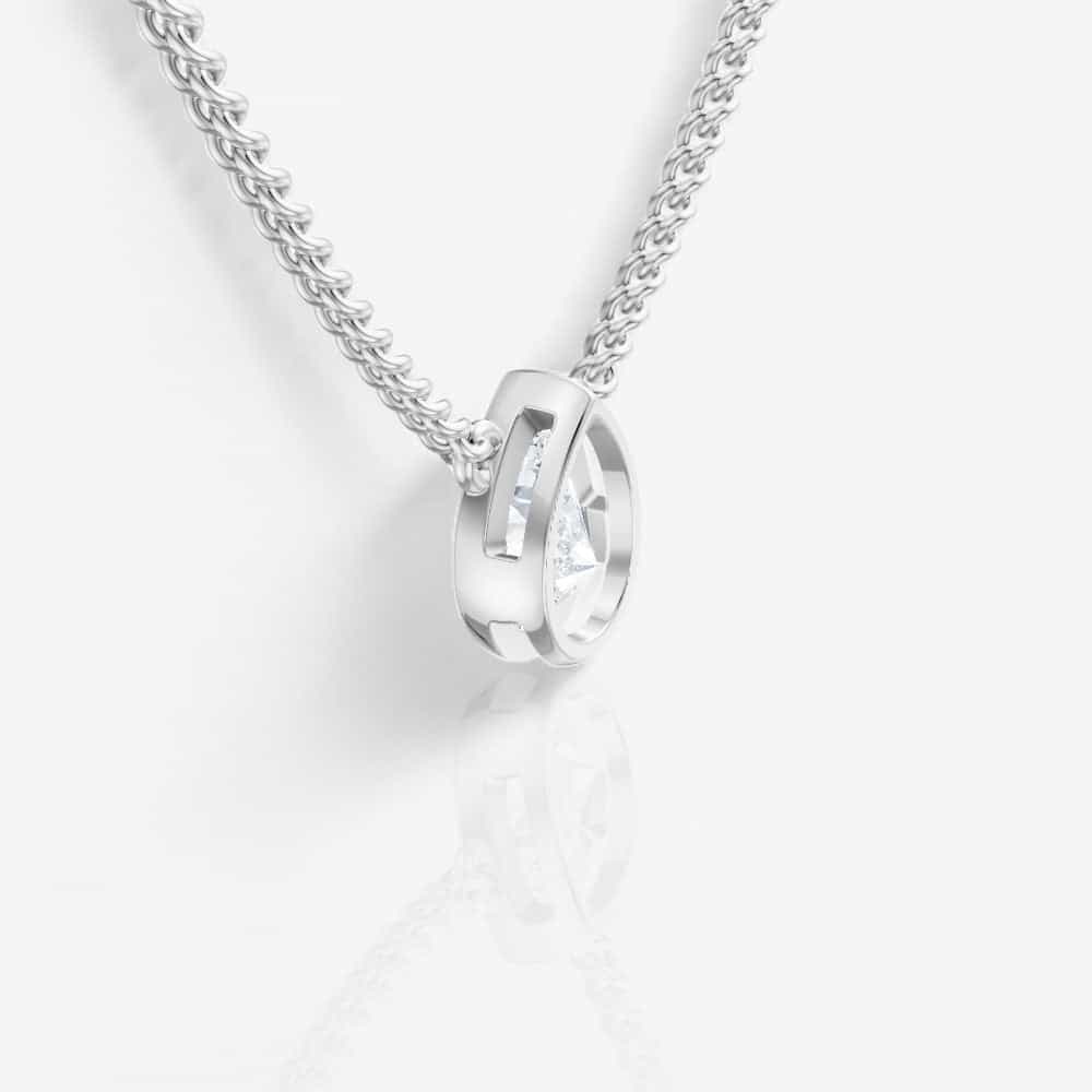 14kt white gold/18kt white gold/platinum/side