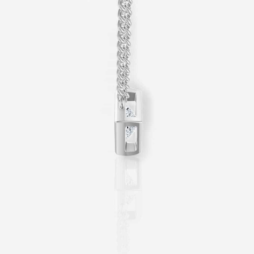 14kt white gold/18kt white gold/platinum/front