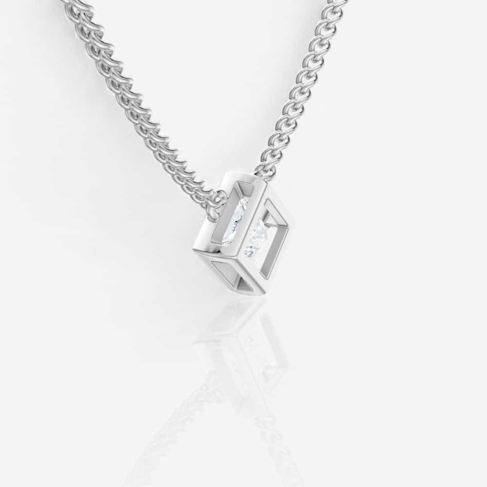 14kt white gold/18kt white gold/platinum/side