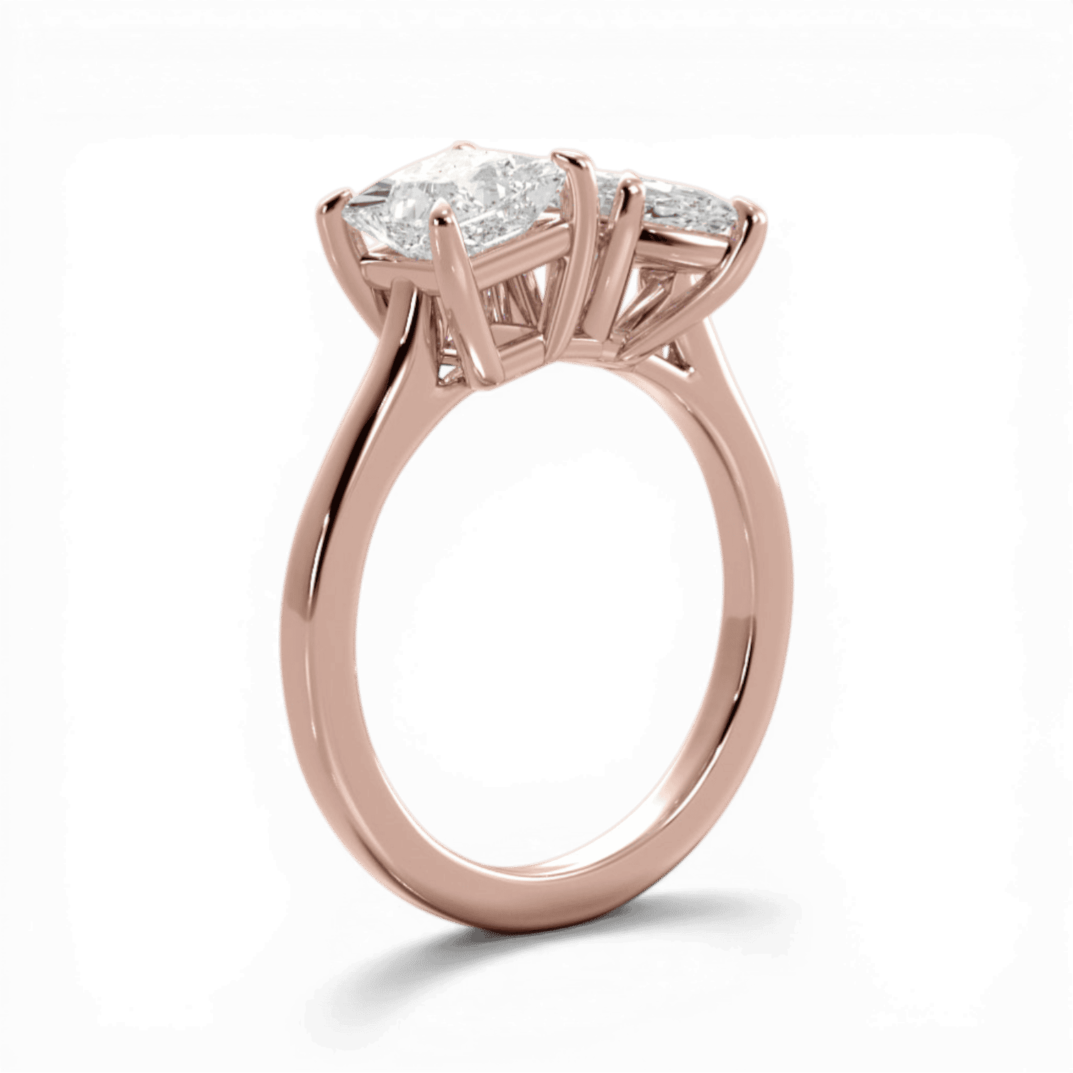 18kt rose gold/front