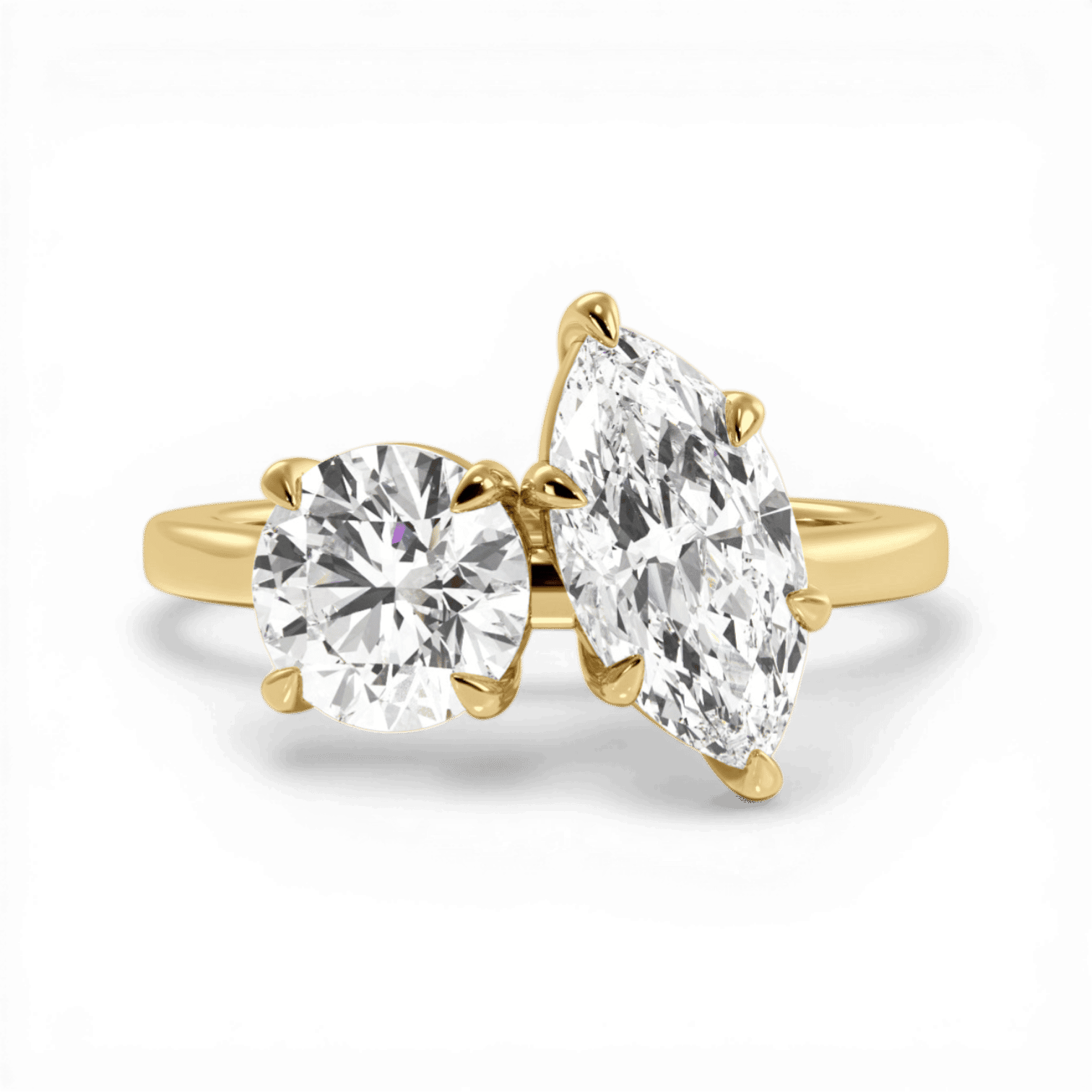 14kt yellow gold/18kt yellow gold/top