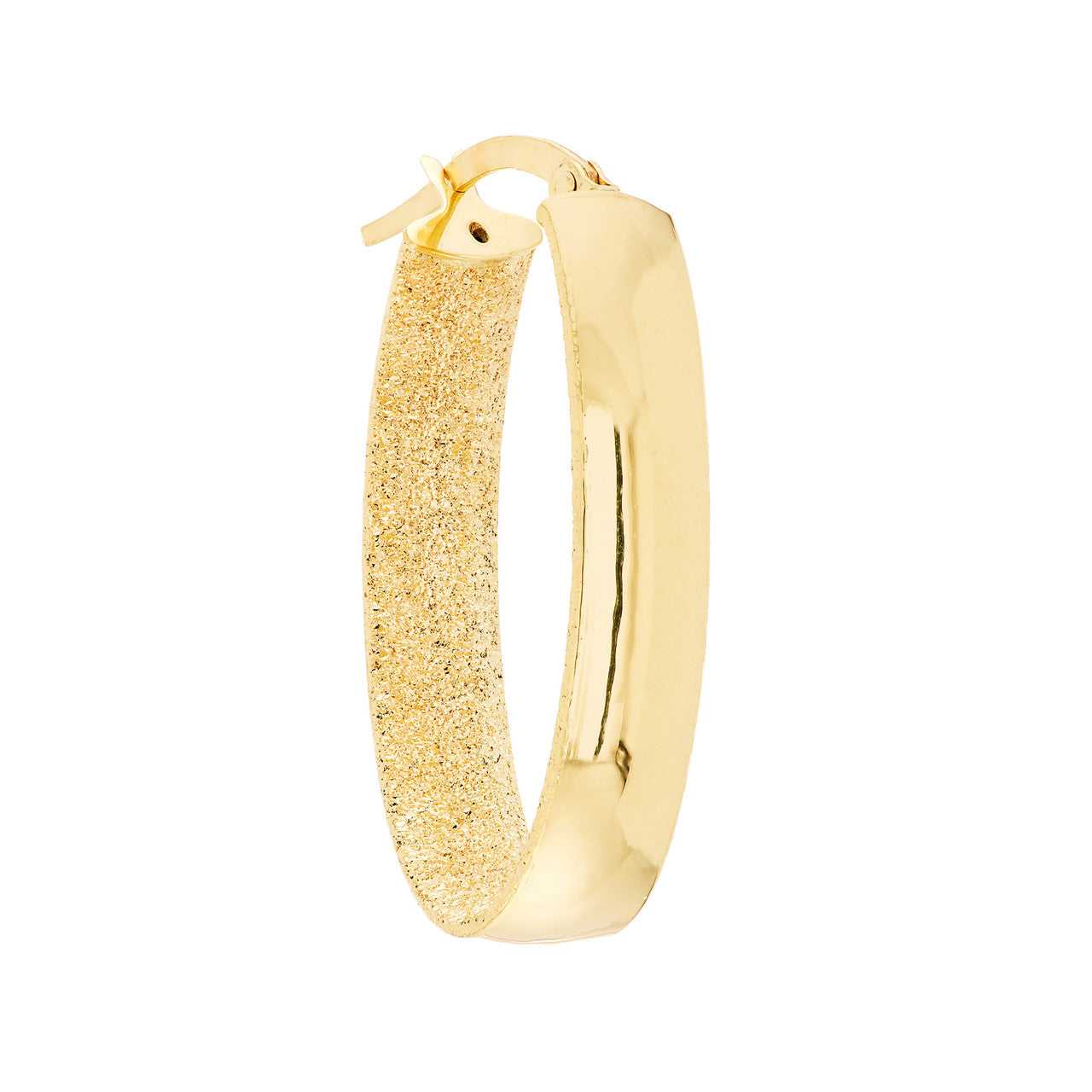 14kt yellow gold/side