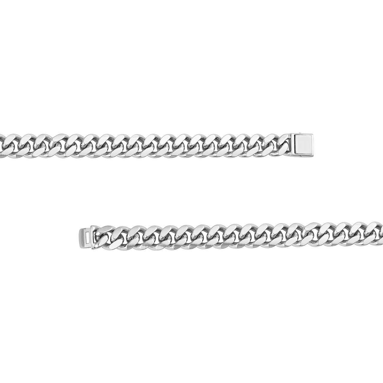 sterling silver/side