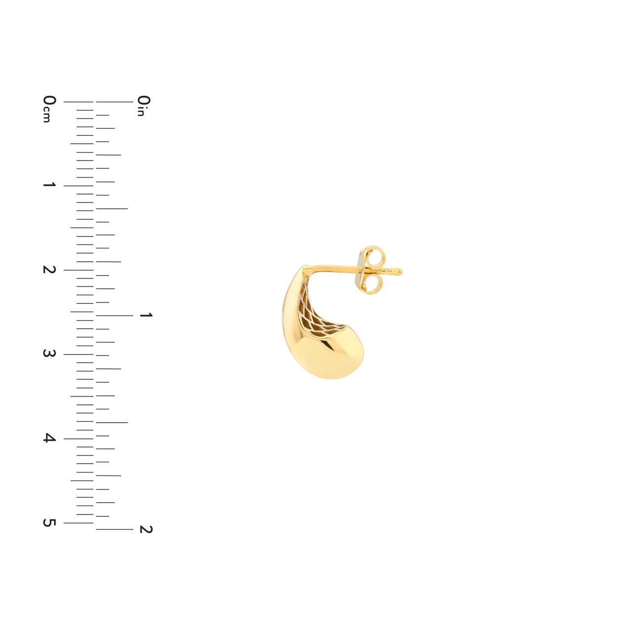 14kt yellow gold/perspective