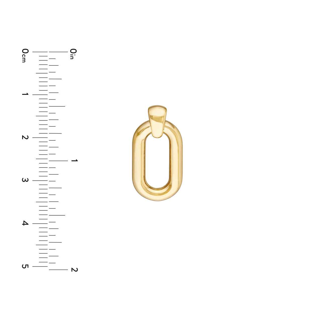 14kt yellow gold/measurements