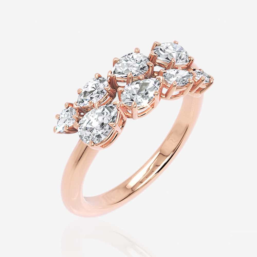 18kt rose gold/1.00/front