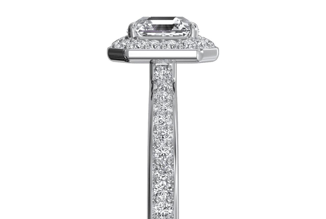 platinum/asscher/side