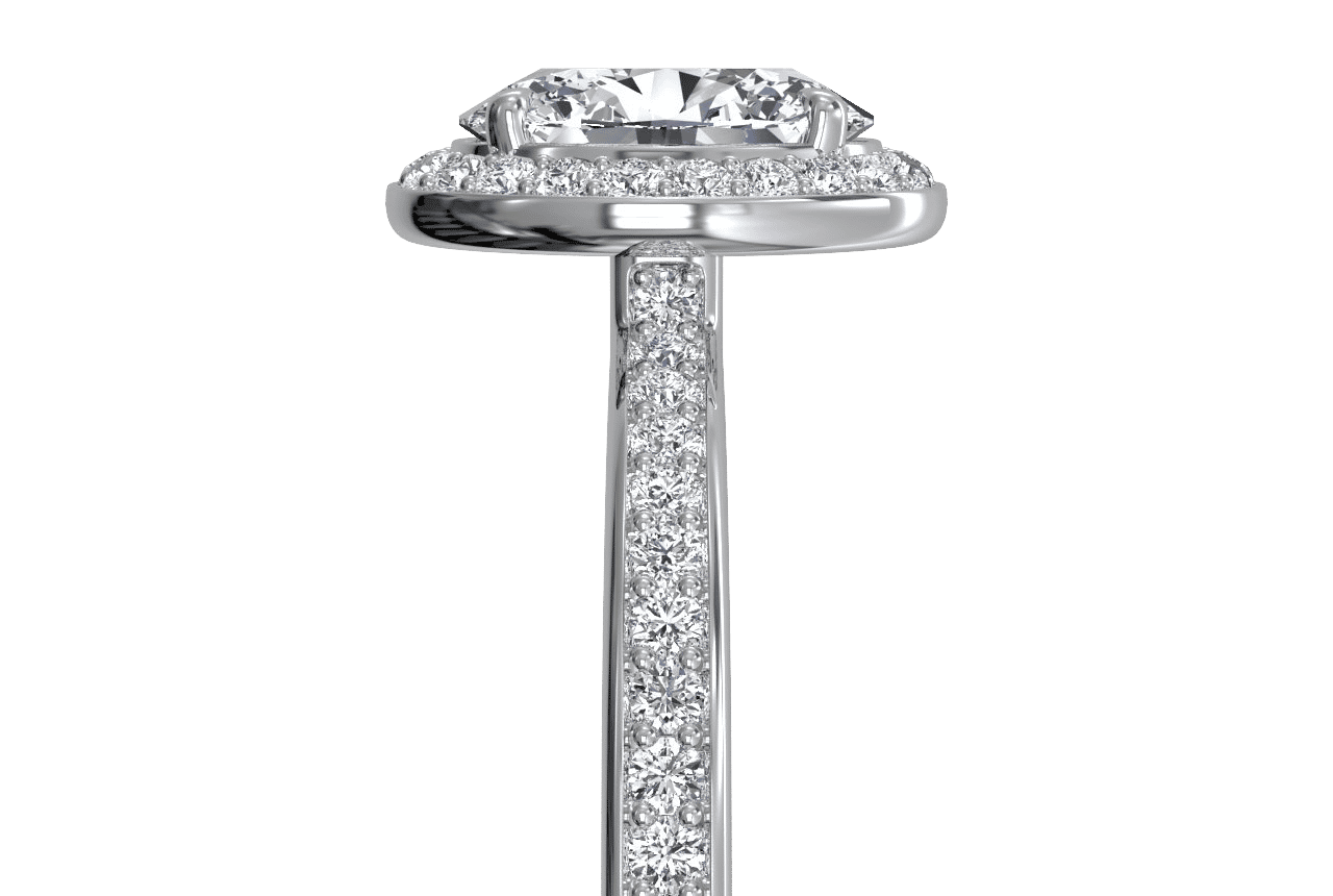 platinum/oval/side