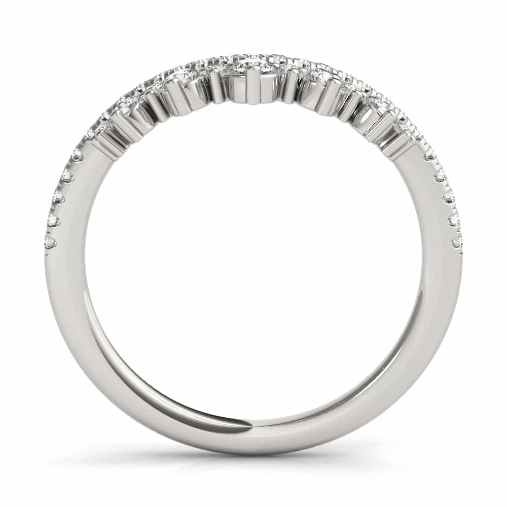 14kt white gold/18kt white gold/platinum/0.38 ctw/earth grown/lab grown/front
