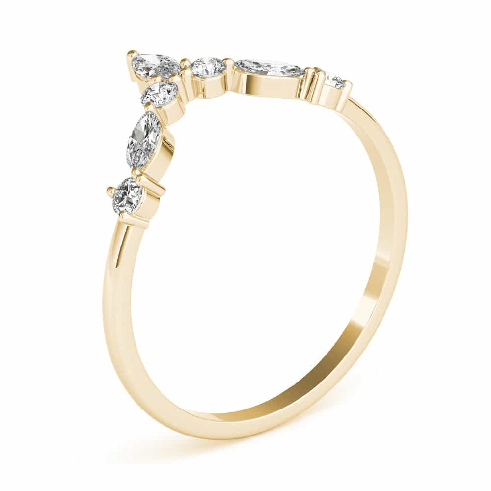 18KT YELLOW GOLD/0.38 CTW/EARTH GROWN/LAB GROWN/SIDE