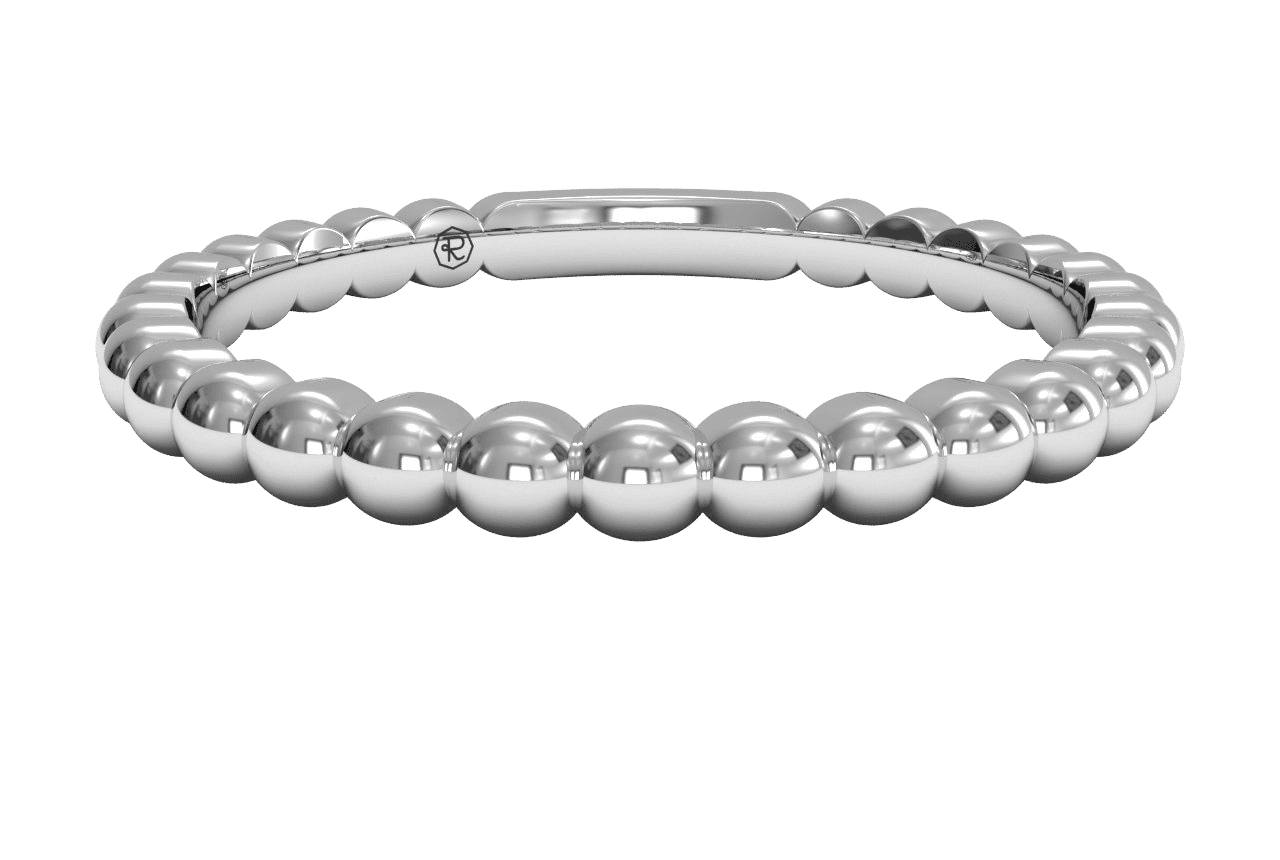 14kt white gold/top