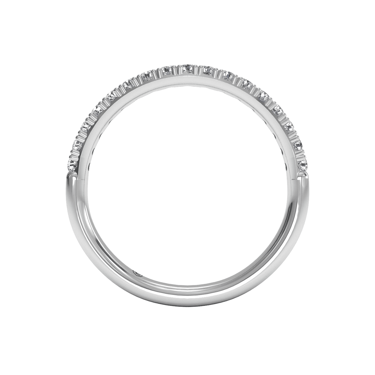 14kt White Gold/0.26 CTW/front