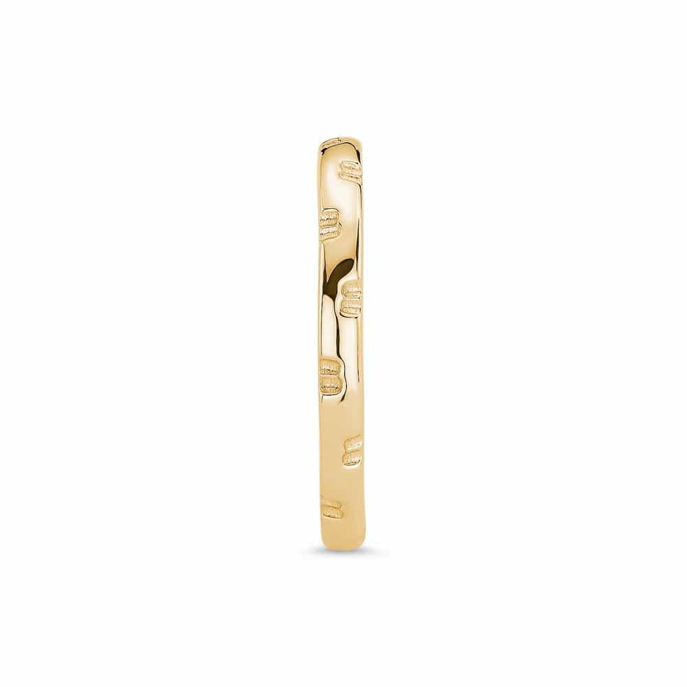 14kt Yellow Gold/side