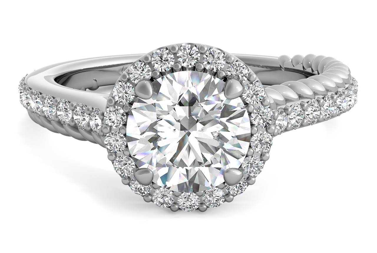 Platinum/round/top