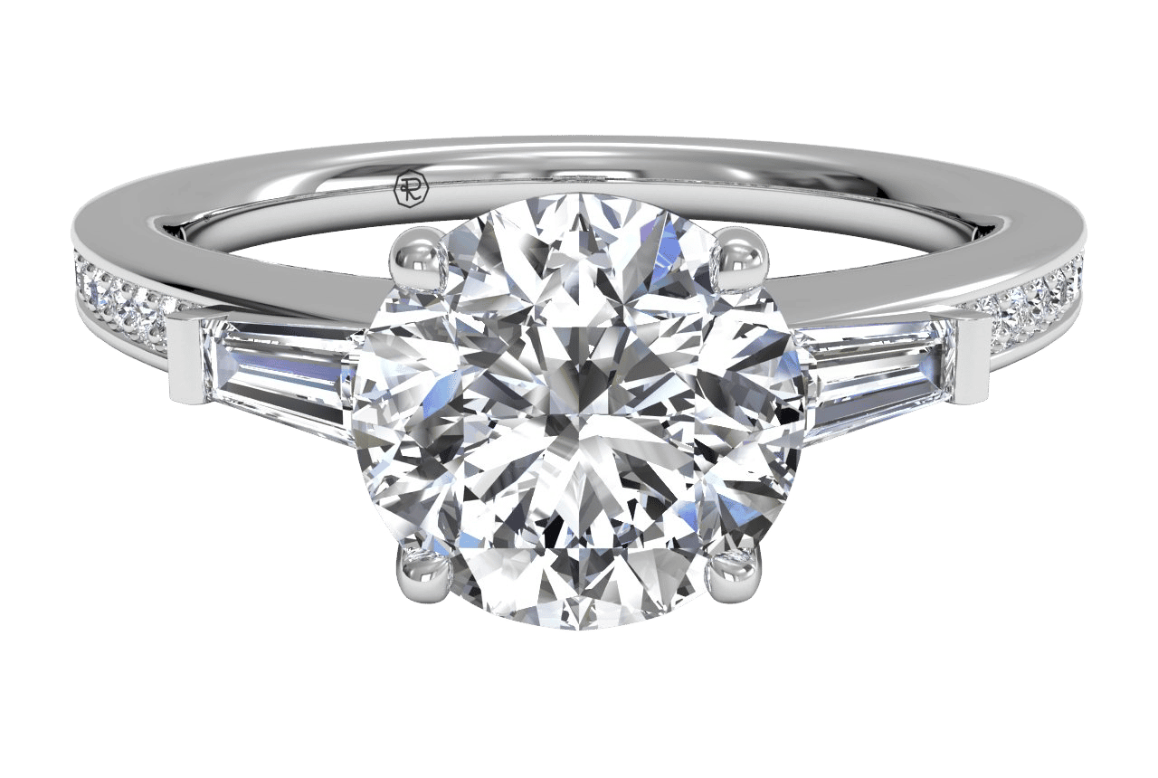 Platinum/round/top