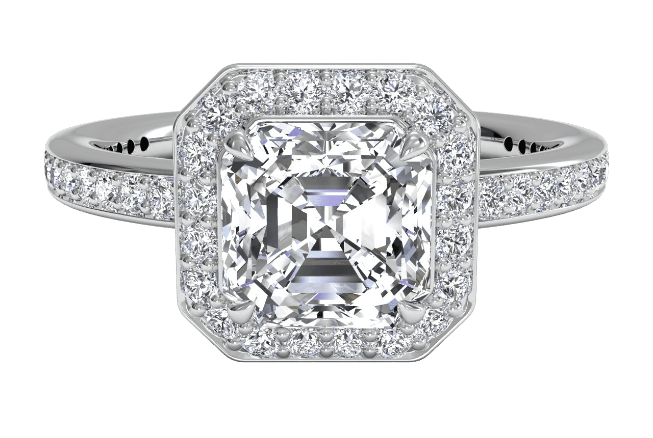 Platinum/asscher/top