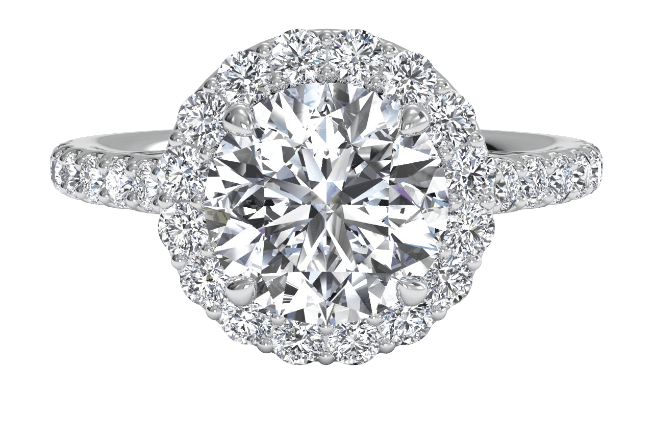 14kt white gold/18kt white gold/platinum/round/pear/top sku 1RZ1323
