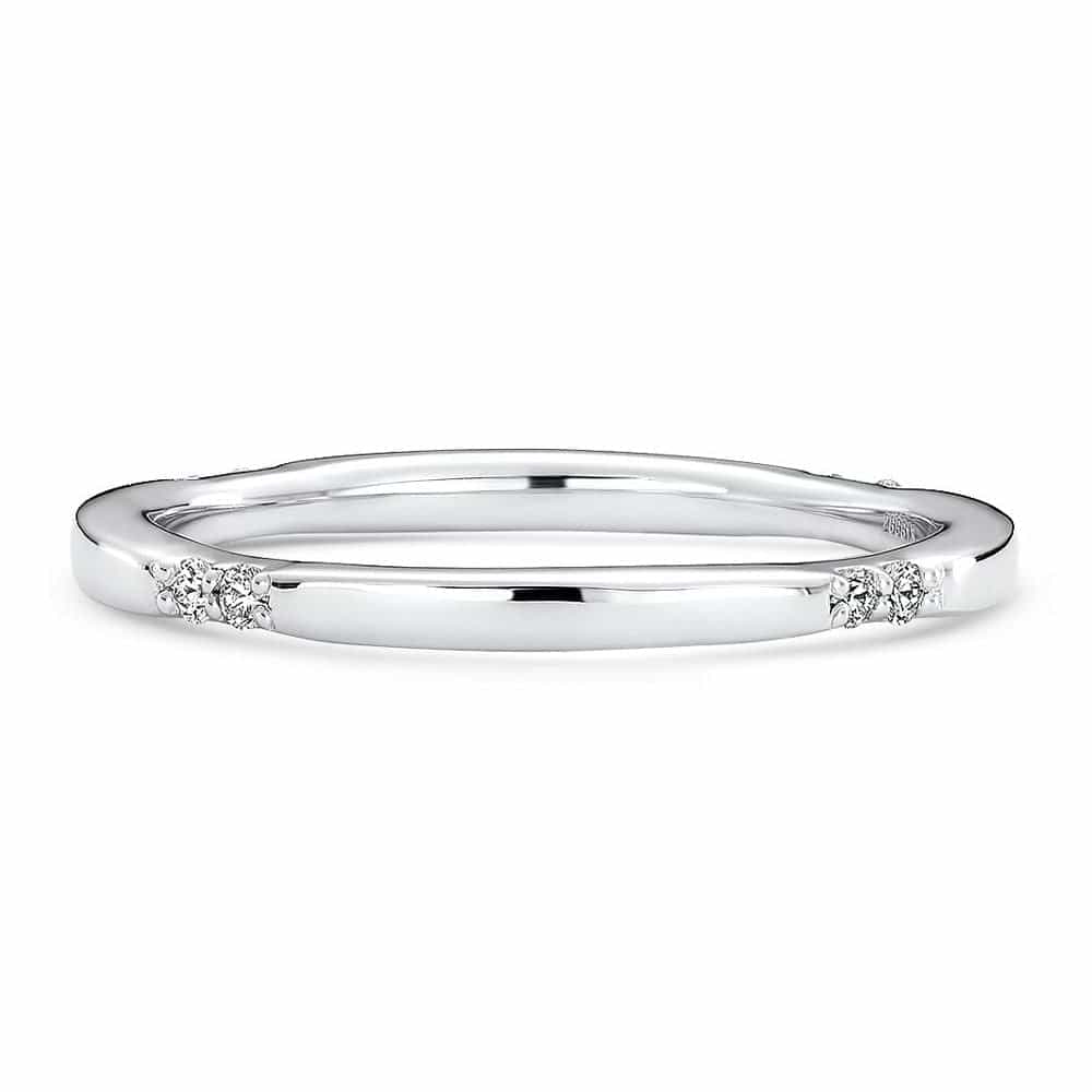 14kt White Gold/18kt white gold/platinum/top