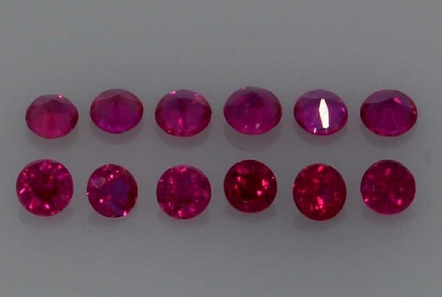 4x4mm Round Ruby