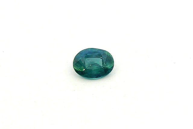5x6mm Oval Sapphire Teal Color EC Clarity Faceted Cut