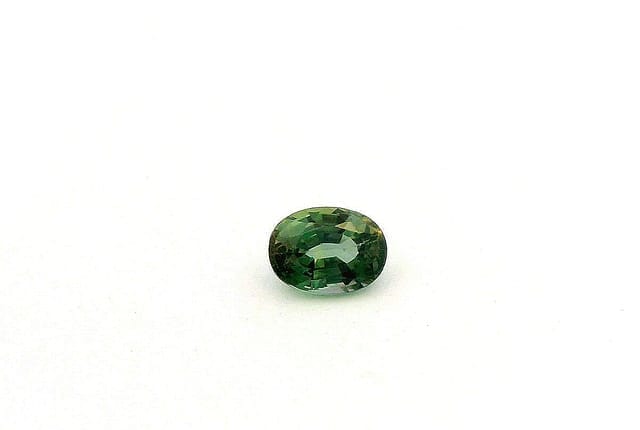 5x7mm Oval Sapphire Teal Color EC Clarity Faceted Cut