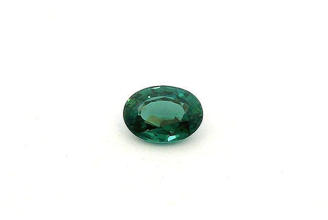 5x6mm Oval Sapphire Teal Color EC Clarity Faceted Cut