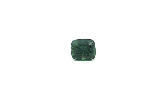 4x5mm Cushion Sapphire Teal Color SI Clarity Faceted Cut