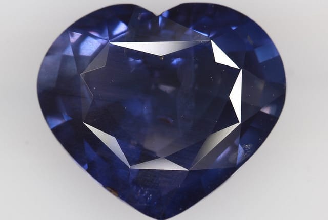 7x8mm Heart Sapphire