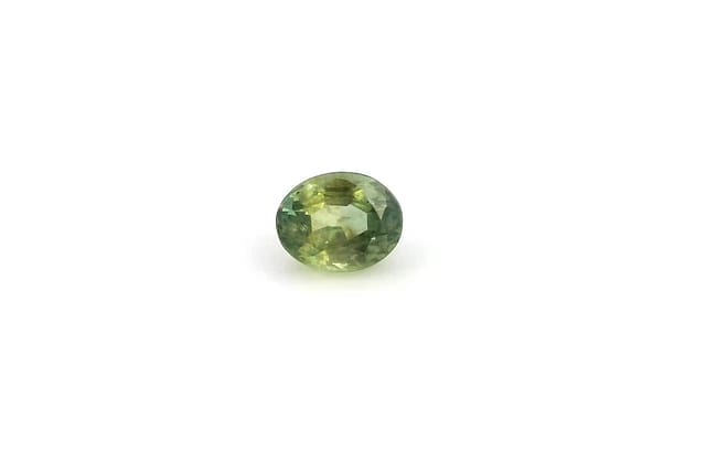 4x5mm Oval Sapphire Yellow Color SI Clarity Faceted Cut