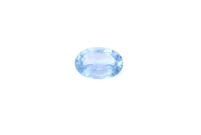 4x6mm Oval Sapphire Blue Color EC Clarity Faceted Cut