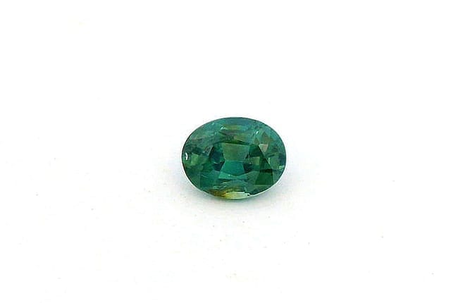 5x6mm Oval Sapphire Teal Color EC Clarity Faceted Cut