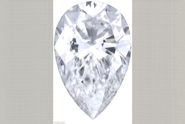 0.97 Carat Pear Lab Diamond