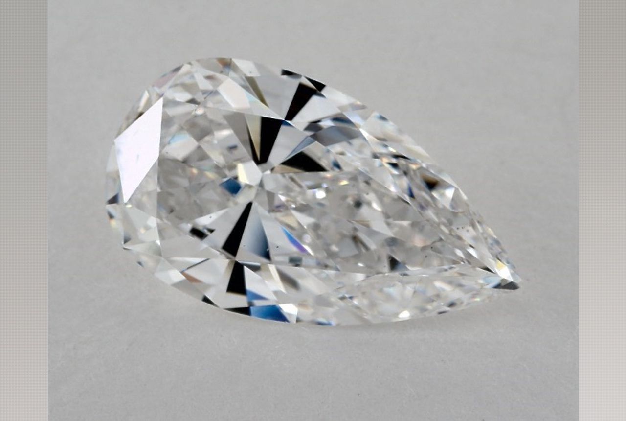 5.29 Carat Pear Diamond