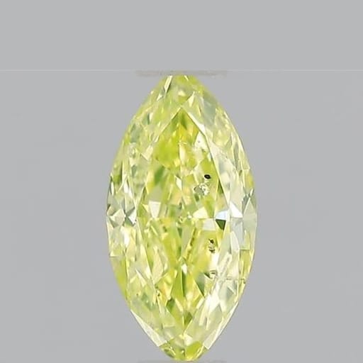 0.31 Carat Marquise Yellow Diamond